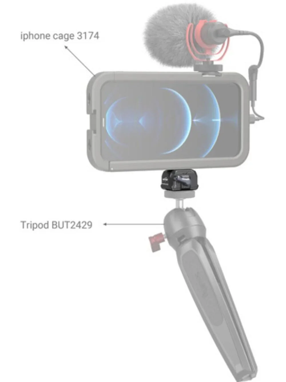 Smallrig Drop-in HawkLock Universal Mini Camera Quick Release Plate and Clamp